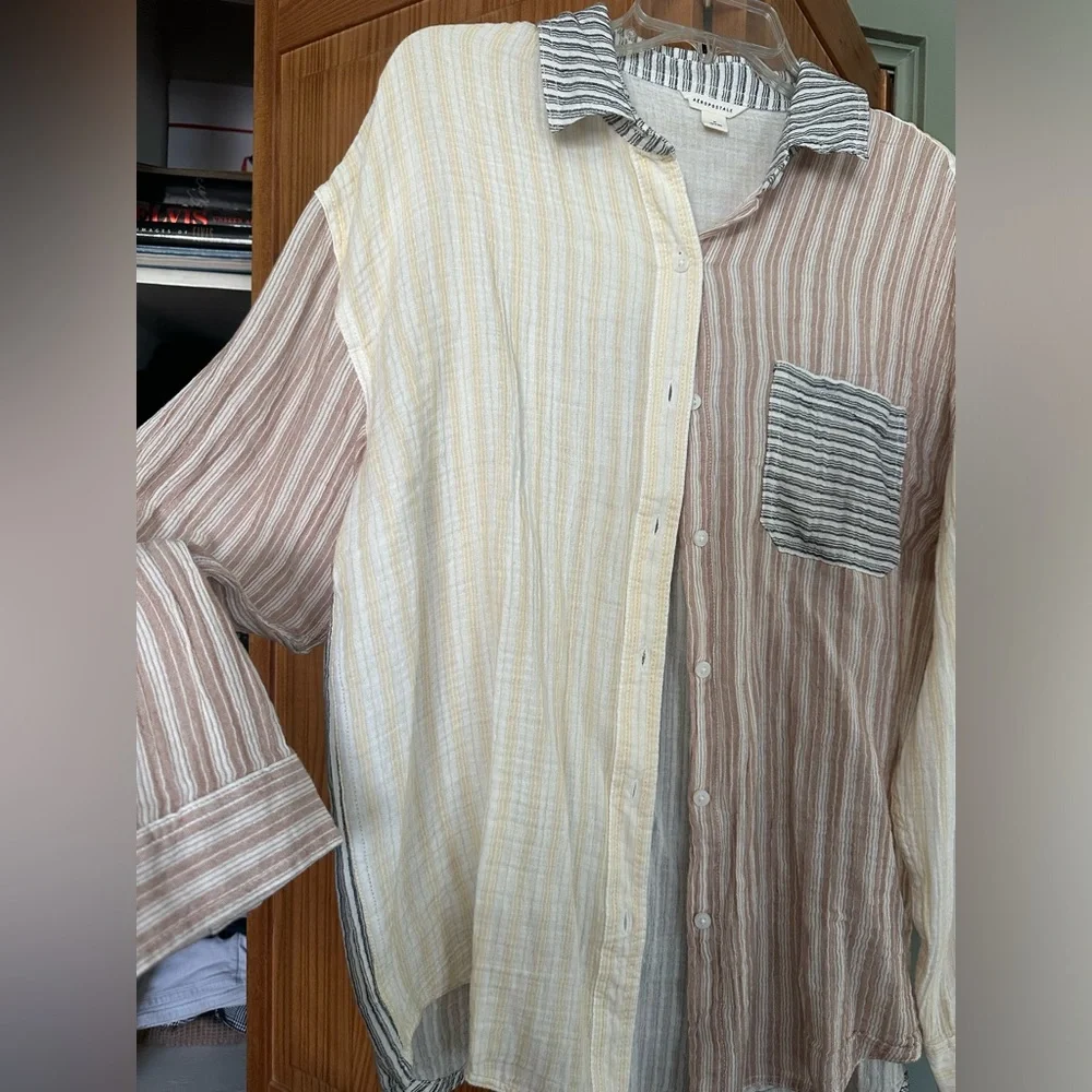 🎁aeropostale oversized vintage flannel - Picture 2 of 5